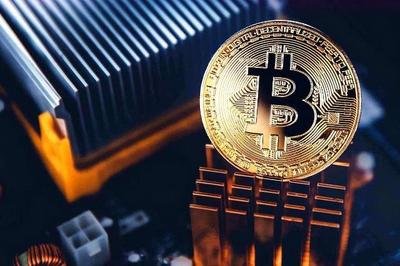 A modern mining farm with rows of mining rigs